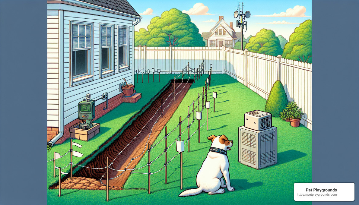 Wired dog fence diagram - how do dog invisible fences work Wired dog fence diagram - how do dog invisible fences work
