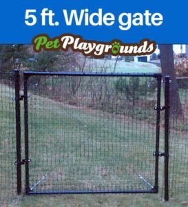 Wide 5 X 8 Dog Fence Gate