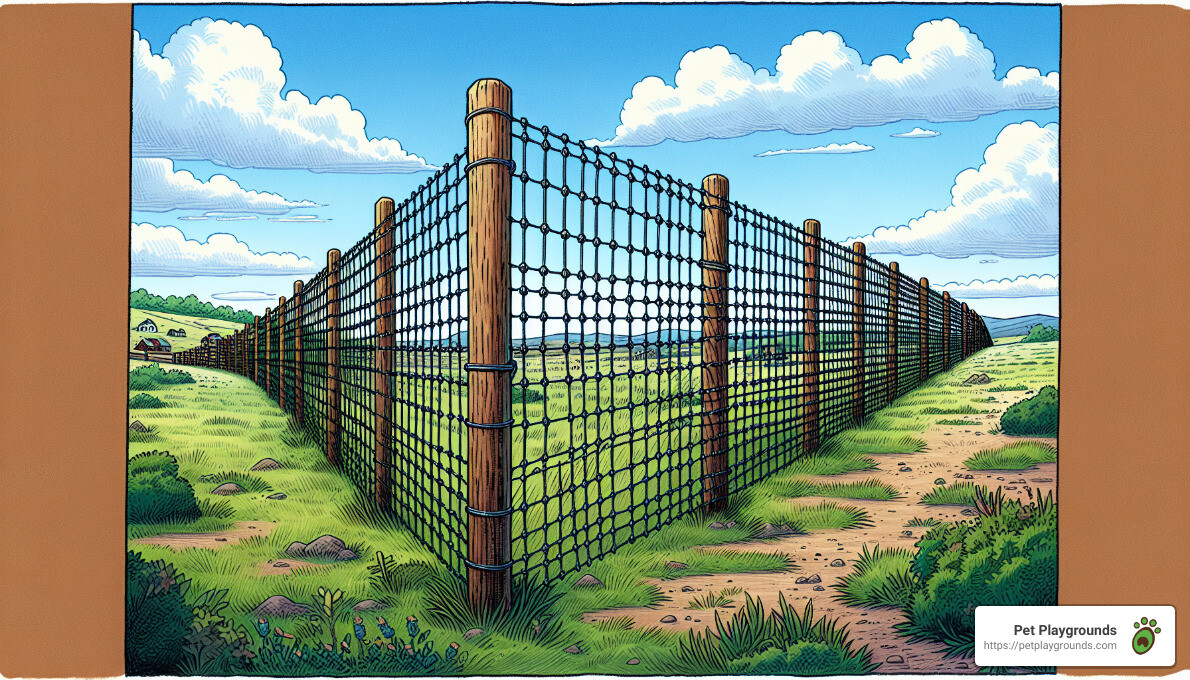 fixed knot fence - no climb fencing for dogs fixed knot fence - no climb fencing for dogs