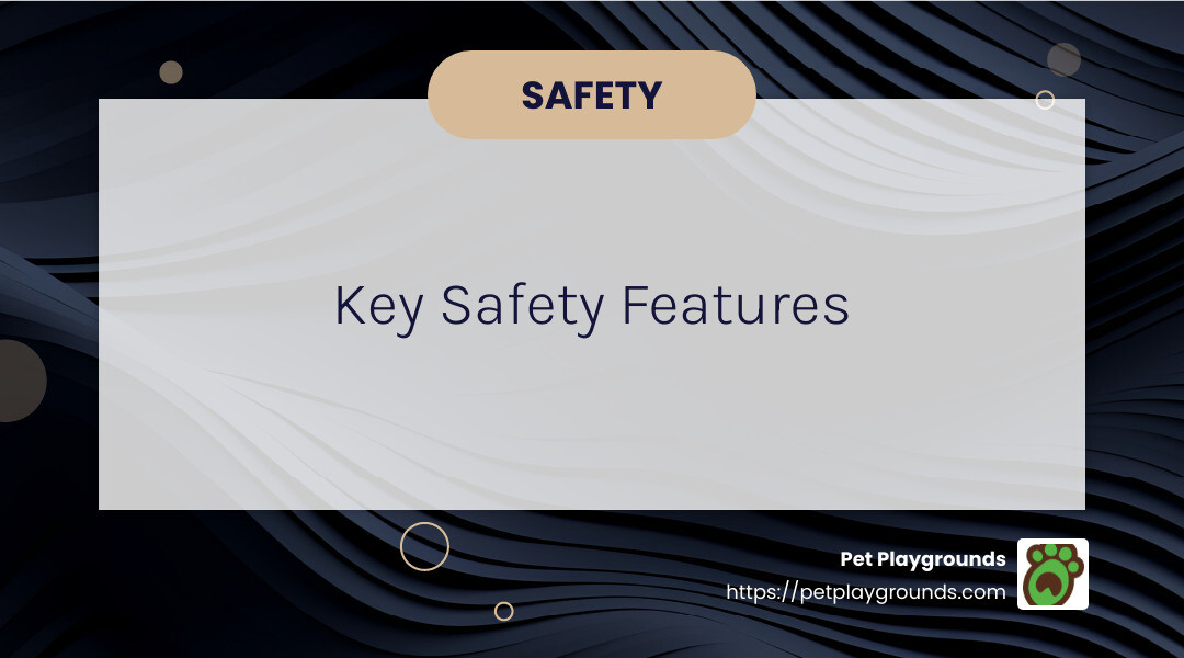 Safety Features of Dog Enclosures - canine enclosures infographic simple-info-landscape-card-dark Safety Features of Dog Enclosures - canine enclosures infographic simple-info-landscape-card-dark