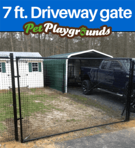 Driveway 7 X 14 Dog Fence Gate