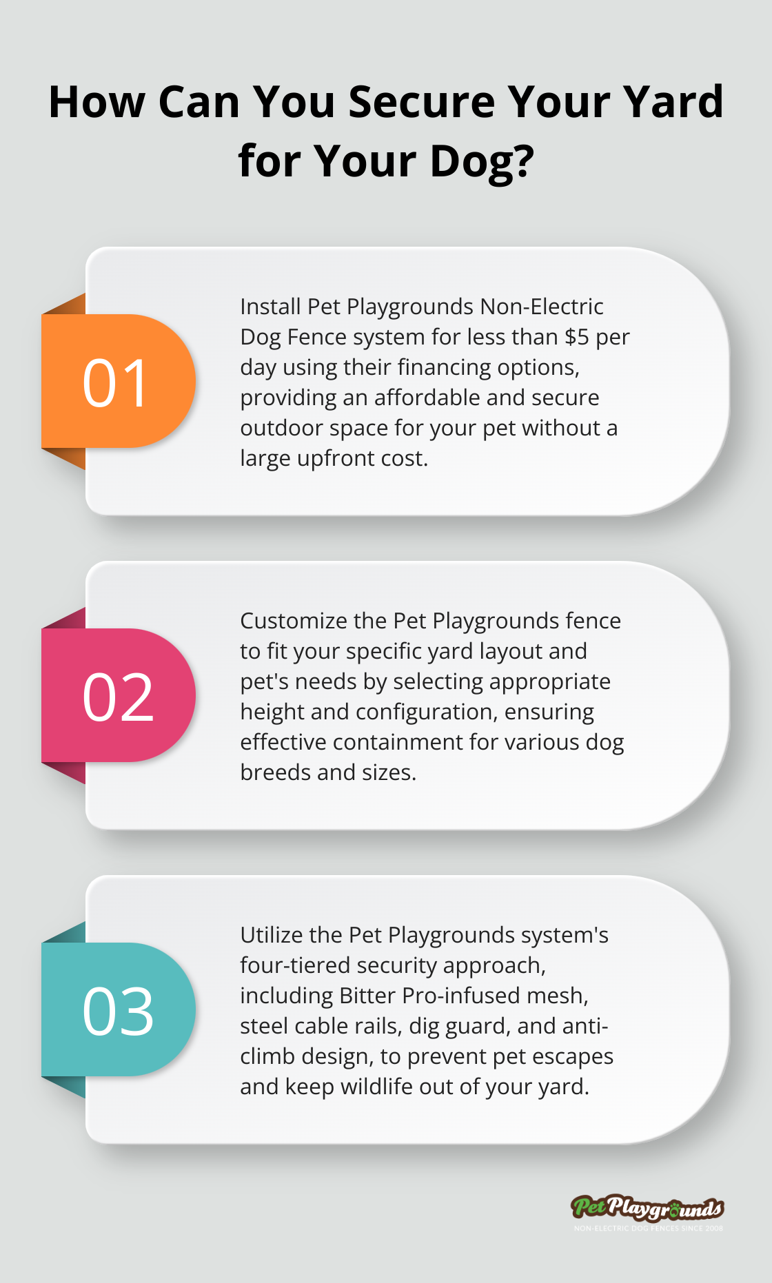Infographic: How Can You Secure Your Yard for Your Dog?